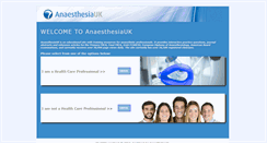 Desktop Screenshot of anaesthesiauk.com